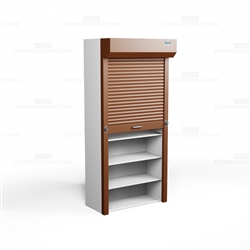 locking file shelves with doors