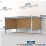 Mail bench sort is a perfect solution for interoffice mail stations strong aluminum framed console with an innovative clean design includes a 3 sided skirt 3 mail table heights available Let StoreMoreStore help you design your perfect mail sorting system