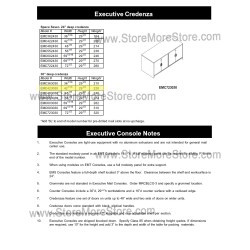 Credenza 42-7/16"w x 30"d x 30"h, #SMS-90-EMC423030