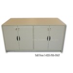 Mail Station Credenza, 71-1/2" wide x 30" deep x 29-1/2" high, #SMS-91-EMC723030