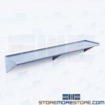 72" Long Wall Shelf Stainless Steel Storage Rack Hospital Lab Supplies WS-1572
