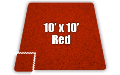 Soft Carpet Red 10x10ft