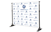 Adjustable Banner Stand 8x8 Graphic Package