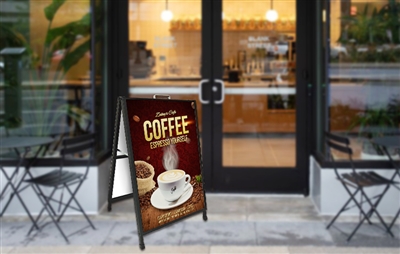 Double-Sided Sidewalk A Frame Sign Sandwich Board