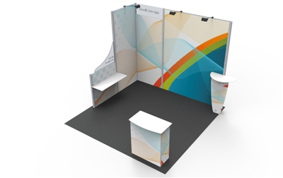 B33111 Linear Booth 10x10 ft - Full Package