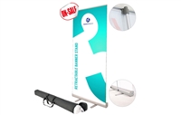 Never Fall Retractable Banner Stand 33.5x80"