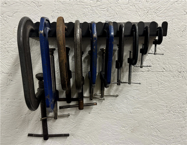 C Clamp Tool Hangar