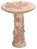 Garden Bird Bath- Roses