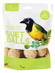 Mealworm and Mixed Nut Suet Balls from Pacific Bird