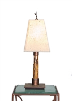 Unique Handmade Decorative Primal Brown Bamboo Accent Table Lamp for Office,Bed Room,Living Room,Housewarming