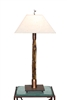 Tall Breeze Brown Bamboo Lamp