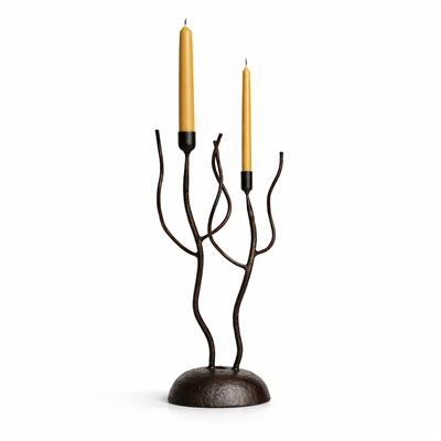 Handmade Iron Candle Holder - Happily Together