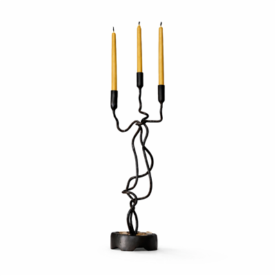 Handmade Iron Candle Holder - Lover's Knot