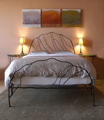 Handmade Iron Bed Frame - Wild Grass Full/Double