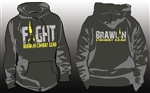FIGHT Hoodie BCG Two-Tone by Brawlin