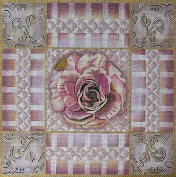 1060 Mauve & Pink Rose Collage