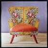 1076b Boho Orange Chair