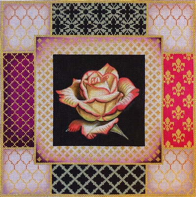 1089 Pink Rose Collage