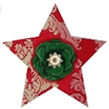 112c Red Damask Star