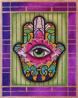 405c Purple & Magenta Hamsa