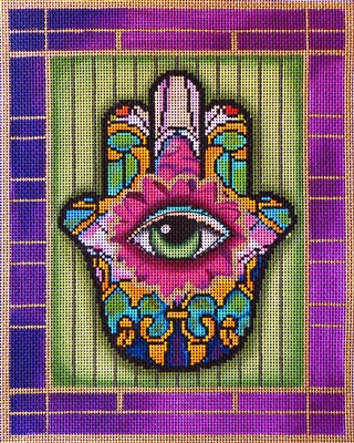 405c Purple & Magenta Hamsa