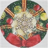 CO-20a Wreath Christmas Ball w/ Jewel