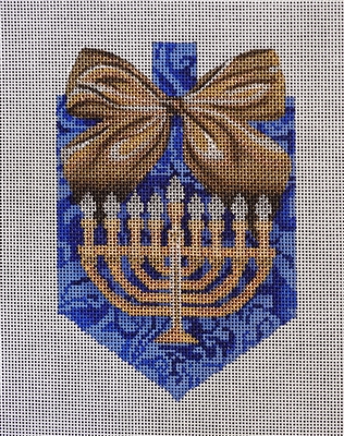 HAN-5b Deidel Menorah Ornament