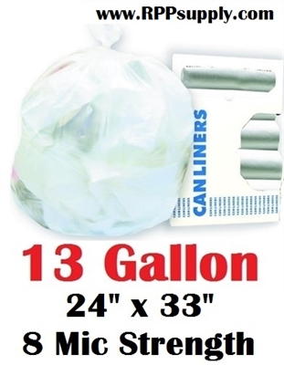 13 Gallon Garbage Bags Can Liners 13 GAL Trash Bags