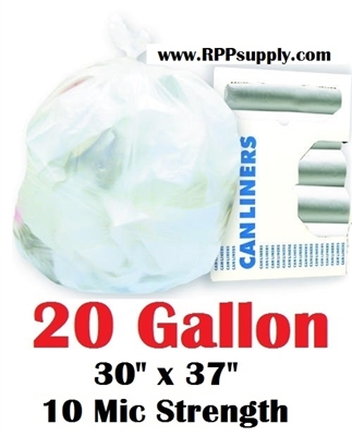 20 Gallon Garbage Bags Can Liners 20 GAL Trash Bags