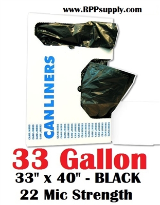 33 Gallon Garbage Bags Can Liners 33 GAL Trash Bags