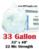 33 Gallon Garbage Bags Can Liners 33 GAL Trash Bags