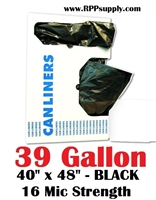 39 Gallon Garbage Bags Can Liners 39 GAL Trash Bags