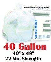 40 Gallon Garbage Bags Can Liners 40 GAL Trash Bags