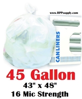 45 Gallon Garbage Bags Can Liners 45 GAL Trash Bags