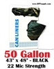 50 Gallon Garbage Bags Can Liners 50 GAL Trash Bags