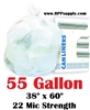 55 Gallon Garbage Bags Can Liners 55 GAL Trash Bags