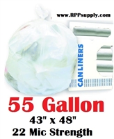 55 Gallon Garbage Bags Can Liners 55 GAL Trash Bags