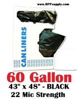 60 Gallon Garbage Bags Can Liners 60 GAL Trash Bags