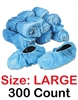 Realtor Open House & Estate Sale Shoe Covers Booties w/ Anti-Skid Protection - 300 Count LARGE