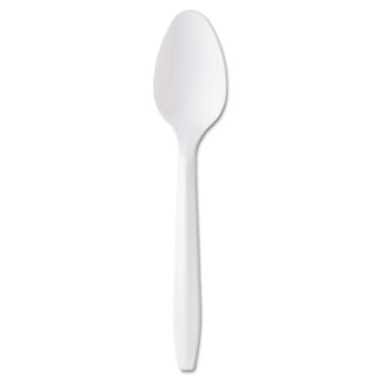 Plastic Tea Spoons Medium Weight White Teaspoons 1000ct Bulk