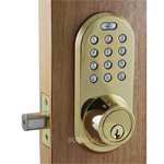 QF-01 RF Remote Control + Keypad Deadbolt Lock