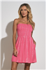 Elan Strapless Pink Silver Arrow Dress