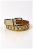 Free People Matcha Leather Sola Stud Belt