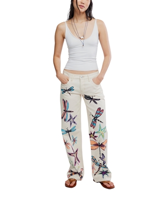 Free People We The Free Tennessee  Low Rise Jeans