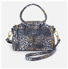Hobo Bags Sheila Top Zip Crossbody Handbag in Mirror Cheetah Print.