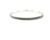 Indiri Collection Sterling Silver Filigree & Granulation Bangle Bracelet