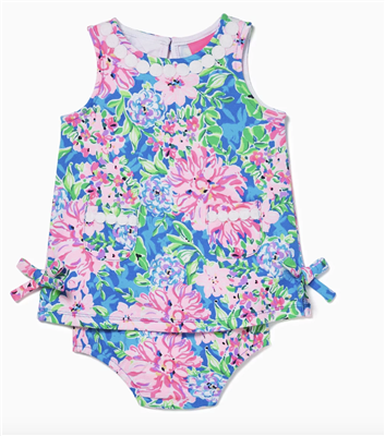 Lilly Pulitzer Baby Lilly Knit Shift Dress in Spring in Your Step Print