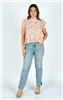 Punk Floral Embroidered Short Sleeve Top from Meet Me in Santorini.