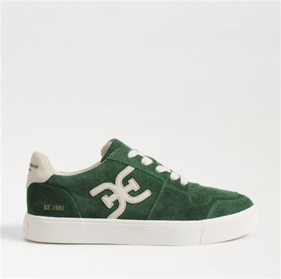 Women's Green Suede Ellie Sneaker from Sam Edelman