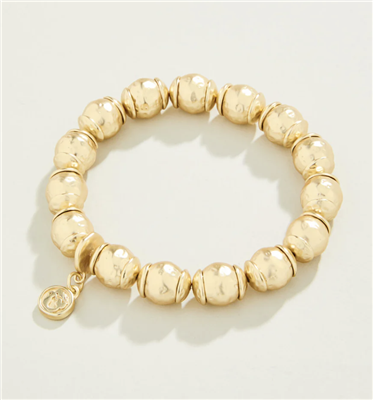 Gold bead stretch bracelet from Spartina 449
